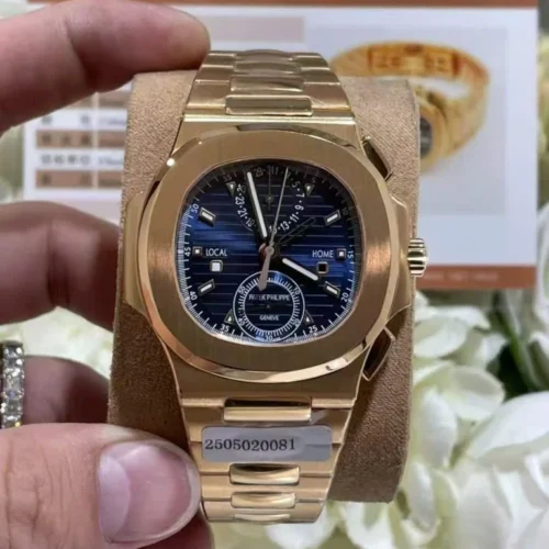 Patek Philippe Nautilus 5990 Rose Gold Blue Dial 40.5mm